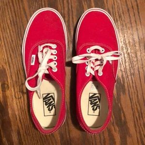 Red Vans